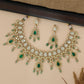 Teardrop Crest Collar Necklace Set