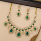 Teardrop Garland Collar Necklace Set