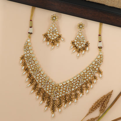 Grand Fringe Collar Necklace Set
