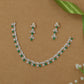 Flowing Necklace with Interlinked Vine Motifs and Drop Edge