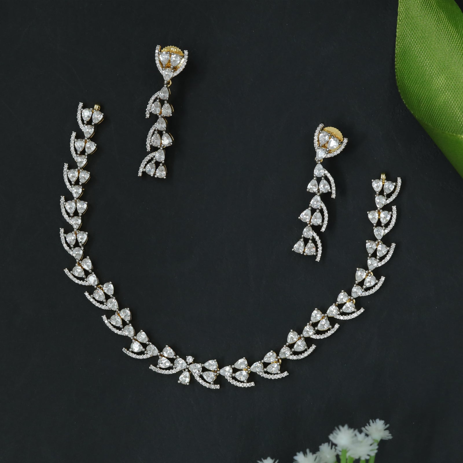 Cascading Leafwave Necklace