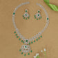Traditional Pattern Long Haara with Interlinked Motifs and Drop Pendant