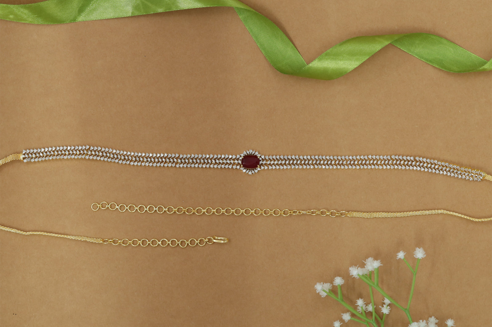 Slim Linear Waist Belt with Central Oval Accent