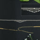 Slim Stone Waist Belt with Central Teardrop Drop Cluster