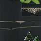 Fine-Link Waist Belt with Central Drop Taper
