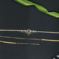 Luxury Petal-Form Waist Belt with Graduated Drop Center