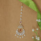 Linear Sparkle Tikka with Framed Crescent End