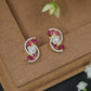 Curved Twin Disc Studs with Clustered Center