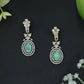 Elegant Oval Drop Hangings with Floral Link Detail