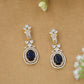 Elegant Oval Drop Hangings with Floral Link Detail