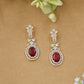 Elegant Oval Drop Hangings with Floral Link Detail
