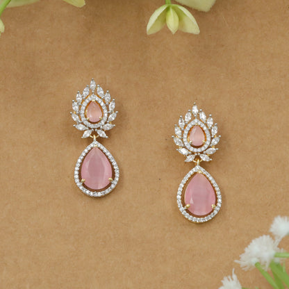 Classic Twin Drop Hangings with Pear-Shaped Drops