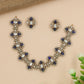 Victorian Necklace Showcasing Oval Frames and Central Stone Forms