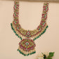 Peacock-Decorated Jadau Long Haara with Pendant Focus