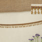 Cascade-Link Antique Waist Belt with Full-Length Hangings