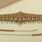 Figure-Panel Waist Belt with Radha Dancing and Krishna Flute Centre