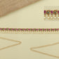 Peacock Scroll Mati with Rectangular Stone Panels and Pearl Drops