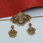 Padma Lakshmi Medallion Choker with Curved Scroll Construction and Hangings