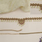 Lakshmi Pratima Waist Belt with Continuous Peacock Link Formation