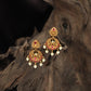Decorative Arch Hangings with Intricate Scroll Form and Suspended Pearls