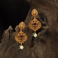Crest-and-Crown Hangings with Square Centre Mount and Drop Pearl