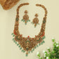 Traditional Long Haara with Lakshmi Sanctum Design and Layered Hanging Drops