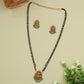 Classic Ganesha Idol Pendant Mangalasutra with Hanging Beads