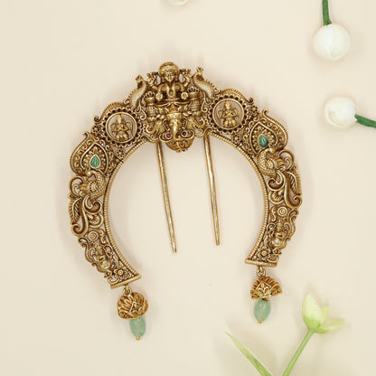 intricate elephant ganesha lakshmi arch jewel