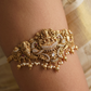 Temple Lakshmi Armlet with Peacock Scrolls and Circular Deity Medallions