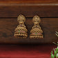 Lakshmi Jumka with Dome Crown and Bead Cluster Fringe