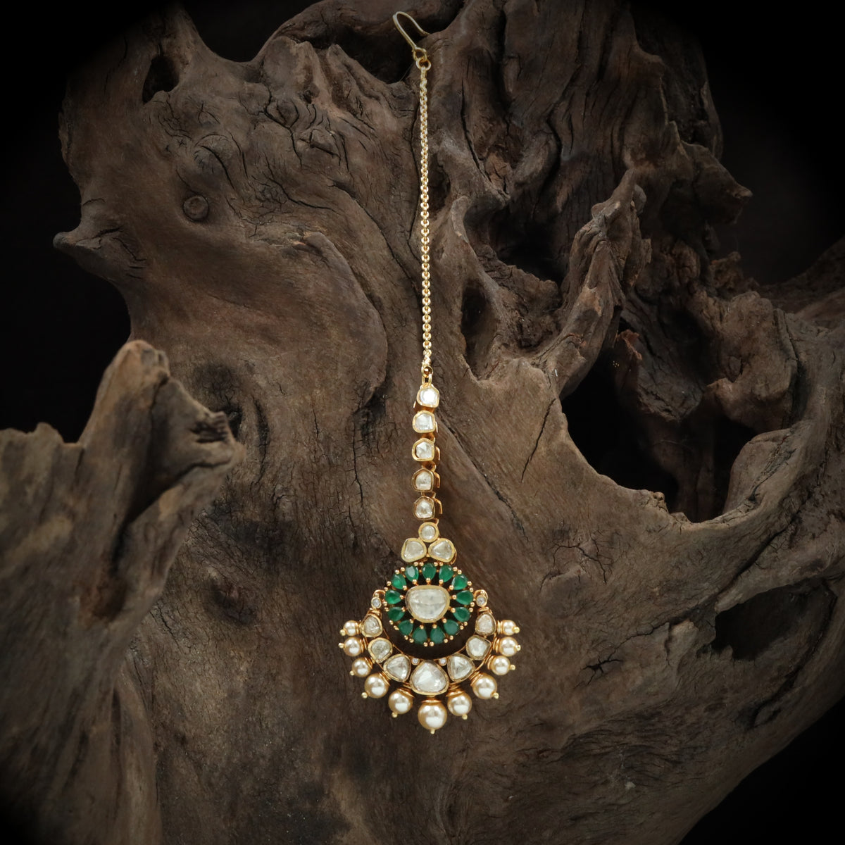 Double Halo Disc Tikka with Graduated Oval Stem