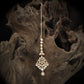 Structured Botanical Medallion Tikka with Tapered Drop