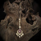 Majestic Blossom Crest Tikka with Decorative Lower Fringe