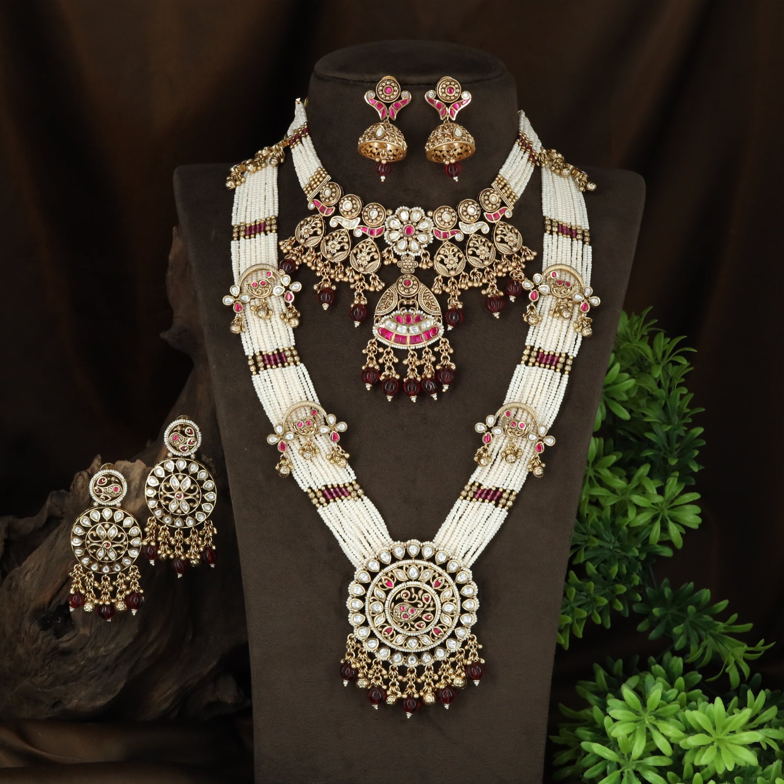 Padma Vinyasa Mandala Pearl Bridal Composition