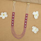 Flowing Crystal Bead Long Haara with Ornamental Flower Link Design
