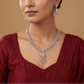 Elegant Star Frame Necklace Set with Cascading Drop Charms