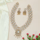 Grand Multi Row Oval Victorian Long Haara with Teardrop Pendant Centre