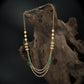 Charming Pearl Tassel with Beaded Connectors and Multi Layer Drapes