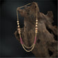 Charming Pearl Tassel with Beaded Connectors and Multi Layer Drapes