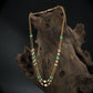 Orbit Double Strand Necklace with Symmetrical Bead Arrangement