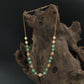 Elegant Pearl and Cube Bead with Textured Accent Spheres and Center Highlight