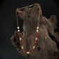 Elegant Pearl and Cube Bead with Textured Accent Spheres and Center Highlight