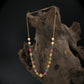 Elegant Pearl and Cube Bead with Textured Accent Spheres and Center Highlight