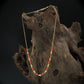 Delicate Chain with Structured Bead Flow and Decorative Gold Sections