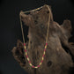 Delicate Chain with Structured Bead Flow and Decorative Gold Sections
