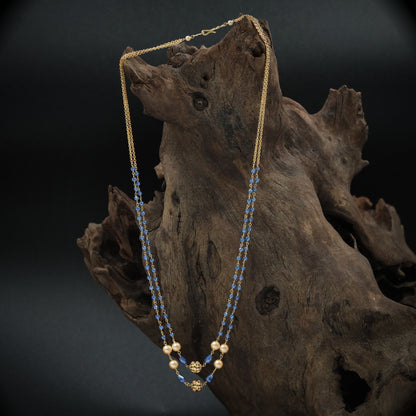 Stylish Beaded Chains and Pearl Elements