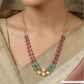 Radiance Double Line Chain with Structured Bead Flow