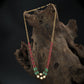 Radiance Double Line Chain with Structured Bead Flow