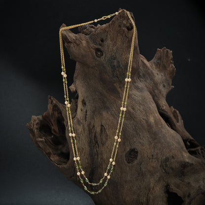 Classic Antique Beads Chain With Traditional Chain Links