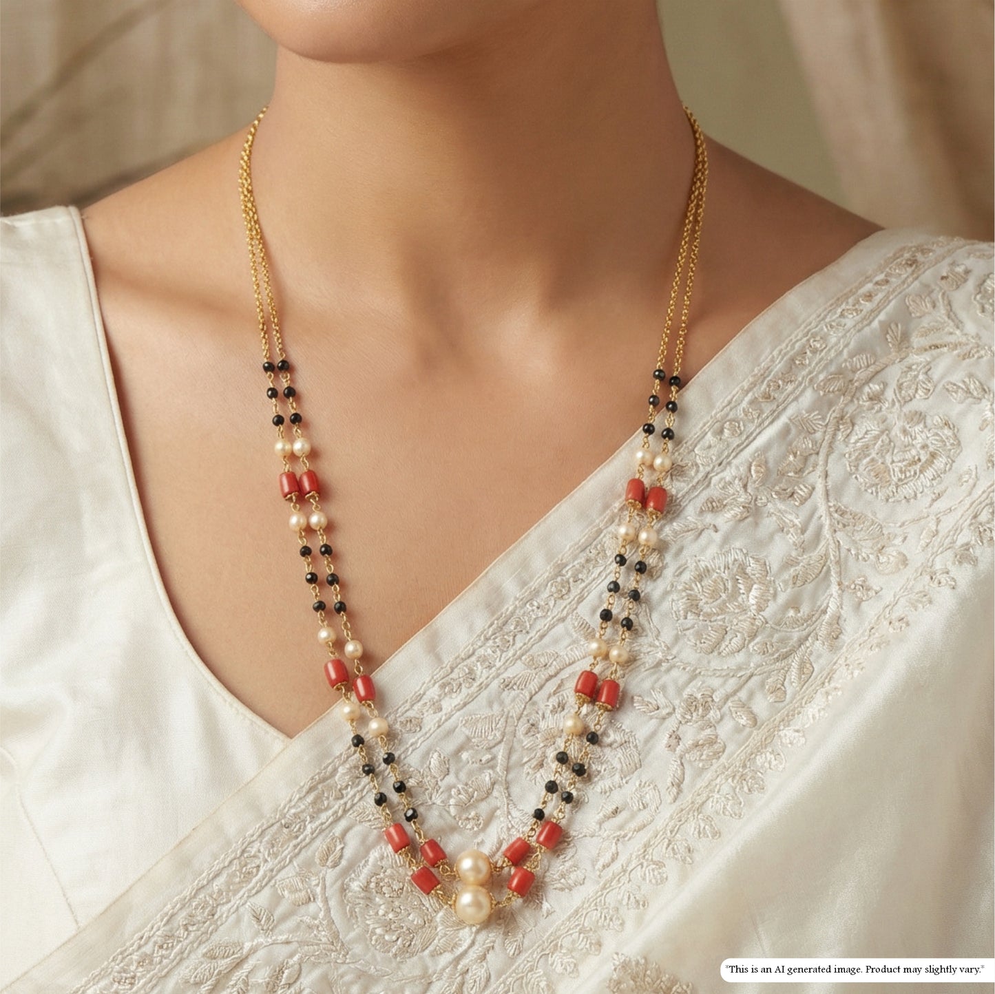 Dynamic Dual Strand Beads with Mixed Shape Accents and Cluster Detailing